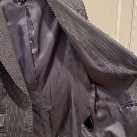 Brooks Brothers Gray Pinstriped Blazer - Picture 11 of 16